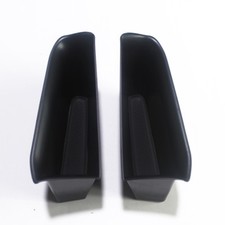 Caixa organizadora de armazenamento porta frontal preta para Volkswagen VW Tiguan 2010-2015 2 peças comprar usado  Enviando para Brazil