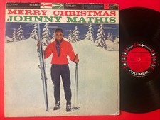 Johnny Mathis Merry Christmas LP Columbia Stereo 6 Eye 1st Press VG-!!!!, usado comprar usado  Enviando para Brazil