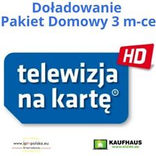 1 m-c DOMOWY Telewizja na Karte Aufladung NC+ TVN Doladowanie Polsat TnK NC+ TVP comprar usado  Enviando para Brazil