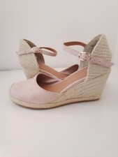 Pink suede wedge for sale  EPPING