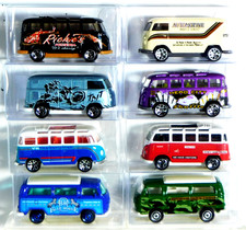 Matchbox (4) VW Transporter/(2) VW T2 Bus/(2) VW Delivery Van solta com estojos de PVC. comprar usado  Enviando para Brazil