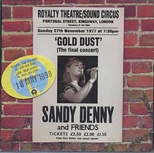 Sandy denny gold for sale  UK