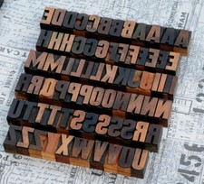 Alphabet holzbuchstaben letter gebraucht kaufen  Kehl