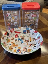 Conjunto de Recipiente de Cozinha Disney Mickey Mouse Wares - Farinha de Açúcar e Tigela Grande comprar usado Conjunto de Recipiente de Cozinha Disney Mickey Mouse Wares - Farinha de Açúcar e Tigela Grande comprar usado  Enviando para Brazil