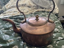 Antique copper kettle for sale  NEWPORT