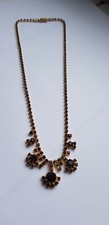 Halskette collier granat gebraucht kaufen  Kiel