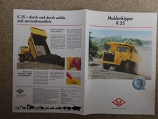 Prospekt k35 mining gebraucht kaufen  Hamburg