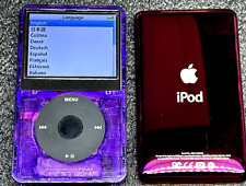 APPLE iPOD CLASSIC 5.5th Atomic Purple 128GB SSD Wolfson DAC Atomic Mega Bat, używany na sprzedaż  Wysyłka do Poland