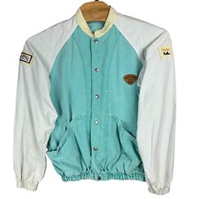 Jaqueta Billabong Masculina Antiga X-Grande Surf Skate Dois Tons Aqua & White Snap comprar usado  Enviando para Brazil