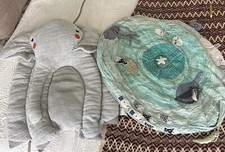 Usado, Caixa e barril atividade bebê tapete inesquecível elefante vida marinha lote de 2 comprar usado  Enviando para Brazil