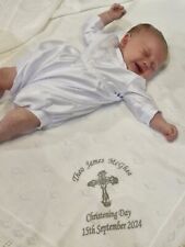 Personalise christening shawl for sale  CRAIGAVON