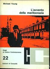 Avvento della meritocrazia usato  Italia