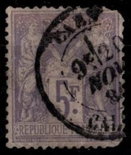 Type sage oblitéré d'occasion  France