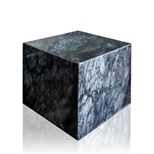 Cubo De Mármol Negro Marquinia Escultura De Arte Artesanía Para El Hogar 20cm, usado comprar usado  Enviando para Brazil