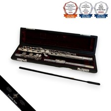 Conjunto iniciante estojo corpo flauta prata J.Michael com vara de pano de limpeza comprar usado  Enviando para Brazil