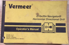 Vermeer d16x20a navaigator for sale  Union