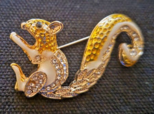 Gold tone squirrel for sale  GRAVESEND