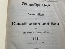 Buch germanischer lloyd gebraucht kaufen  Kiel
