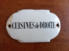 Petite plaque émaillée d'occasion  Eaubonne