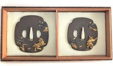 Tsuba daisho shishi gebraucht kaufen  Bornheim