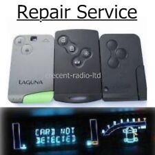 RENAULT MEGANE CHAVE CÊNICA REPARO CONSERTO FOB CARTÃO REMOTO SERVIÇO NÃO DETECTADO comprar usado  Enviando para Brazil
