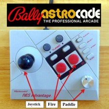 Controle Nintendo NES Advantage modificado joystick Bally Astrocade profissional comprar usado  Enviando para Brazil