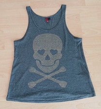 Shirt trägertop grau gebraucht kaufen  Leipzig