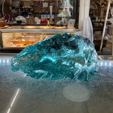 Teal slag glass for sale  Murfreesboro