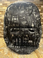 Usado, Mochila escolar exclusiva Disney Loungefly Star Wars naves espaciais preta e branca comprar usado  Enviando para Brazil