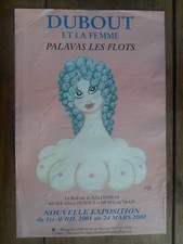 Affiche exposition dubout d'occasion  Paris XVIII