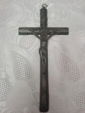Crocifisso antico peltro usato  Acquaviva delle Fonti