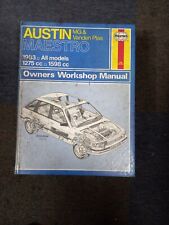 Haynes manual austin for sale  BILSTON