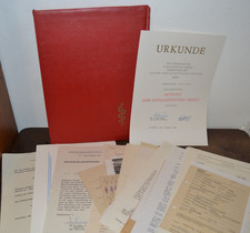 Ddr mappe urkunden gebraucht kaufen  Zschopau