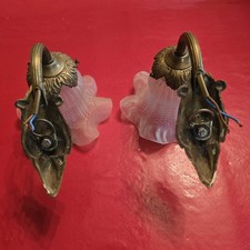 Paire appliques bronze d'occasion Paire appliques bronze d'occasion  Damazan