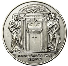 Medaglia vaticano 1975 usato  Trani