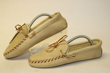 L.L. Mocassim de couro Bean masculino tamanho 8 chinelo forrado a quente sapato sola macia comprar usado  Enviando para Brazil