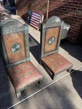 Chairs hand carved for sale  Hawthorne