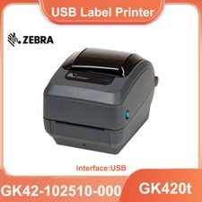 Impressora Térmica de Etiquetas de Código de Barras Zebra GK420t 203dpi Porta USB GK42-102510-000, usado comprar usado  Enviando para Brazil