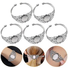  5 Pcs Edelsteinarmband Mann Tablettarmband Mit Ovaler Lünette Armbandrohlinge comprar usado  Enviando para Brazil