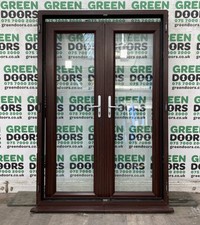 Brown upvc french for sale  LUTON