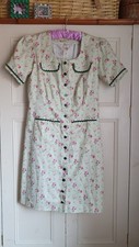 1940s green floral for sale  ROWLEY REGIS