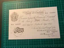 White pound note for sale  STURMINSTER NEWTON