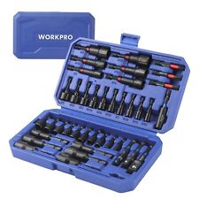 WORKPRO 39 peças conjunto de driver de porca magnética, broca de impacto 1/4" haste sextavada comprar usado  Enviando para Brazil