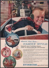 1962 Evinrude Motor de popa impressão anúncio 18 HP Fastwin comprar usado  Enviando para Brazil