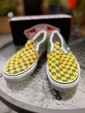 Vans chequered yellow for sale  NEWCASTLE UPON TYNE