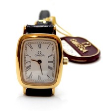 Relógio OMEGA DeVille Tank quartzo 595.0099 banhado a ouro 23x19mm precisa de revisão comprar usado  Enviando para Brazil