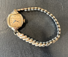 Relógio de pulso feminino tom ouro rosa Bulova pulseira elástica 7204914 pulseira La Petite comprar usado  Enviando para Brazil