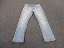 Usado, BKE Jeans Masculino 30 X 28 Azul Denim Alec Trabalho Reto Fivela Desbotada Superior NOVO comprar usado  Enviando para Brazil