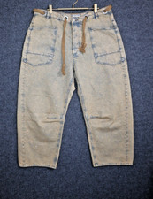 Calça We The Free Feminina 32 Multi Cowboy Moxie Baixo Pendurado Puxar Barril Largo Nova Sem etiquetas comprar usado  Enviando para Brazil