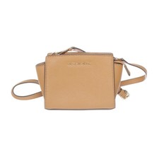 Michael Kors, torba na ramię, Selma Mini, damska, skóra, beżowa, 16, 6, 13 cm #KUk na sprzedaż  PL